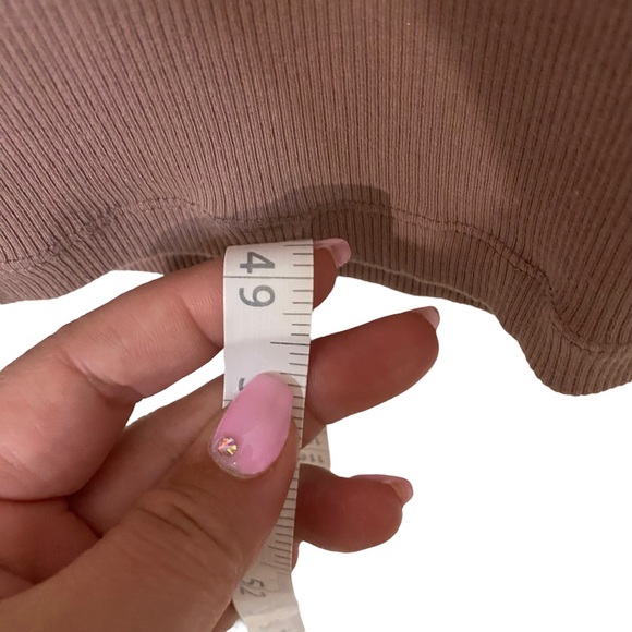 House of Harlow Ribbed Mock Neck Midi Modal Dress-S - Picture 7 of 9